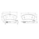 thumbnail image 2 of Pastillas Freno para auto Mercedes Benz S63L AMG 2014-2021 Delantero, 2 of 4