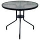 thumbnail image 3 of Set terraza Maceio 4 sillas + Mesa vidrio 80x70 cm Negro, 3 of 8