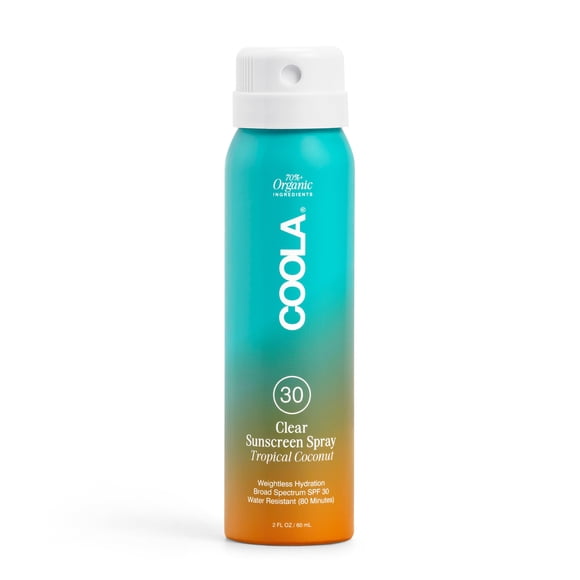 Protector solar en aerosol COOLA Organic SPF 30 60 ml Tropical Coconut