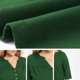 thumbnail image 5 of GRACE & GRANDEUR Blusa Casual Elegante para Mujer Talla Grande de Escuela o Universidad, Cuello con Pliegues y Botones al Frente, Mangas 3/4, Talla 3X, Verde Oscuro, 5 of 6