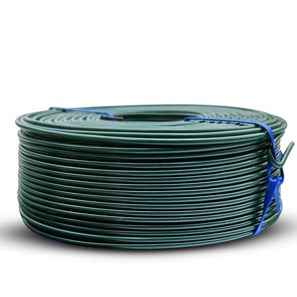 Alambre para amarre de varilla SIMBA STEEL calibre 16, PVC verde, rollo de 91 m