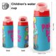 thumbnail image 2 of Pinky Dinky DooBotella de Agua con Tapa Pop Top de Un Toque, Acero Inoxidable, a Prueba de Fugas, para Deportes, Botella Infantil rosa 12 oz, 2 of 6