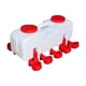 thumbnail image 2 of Vaso para beber pollo, bebedero para aves de corral, sistema de riego para , vaso para beber pollo para codornices, pollos, palomas, gansos, g , semiautomático S, 2 of 5