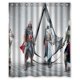 thumbnail image 1 of Cortina de ducha de Assassin's Creed, juego de baño con ganchos, tamaño 60 x 72 pulgadas, 1 of 3