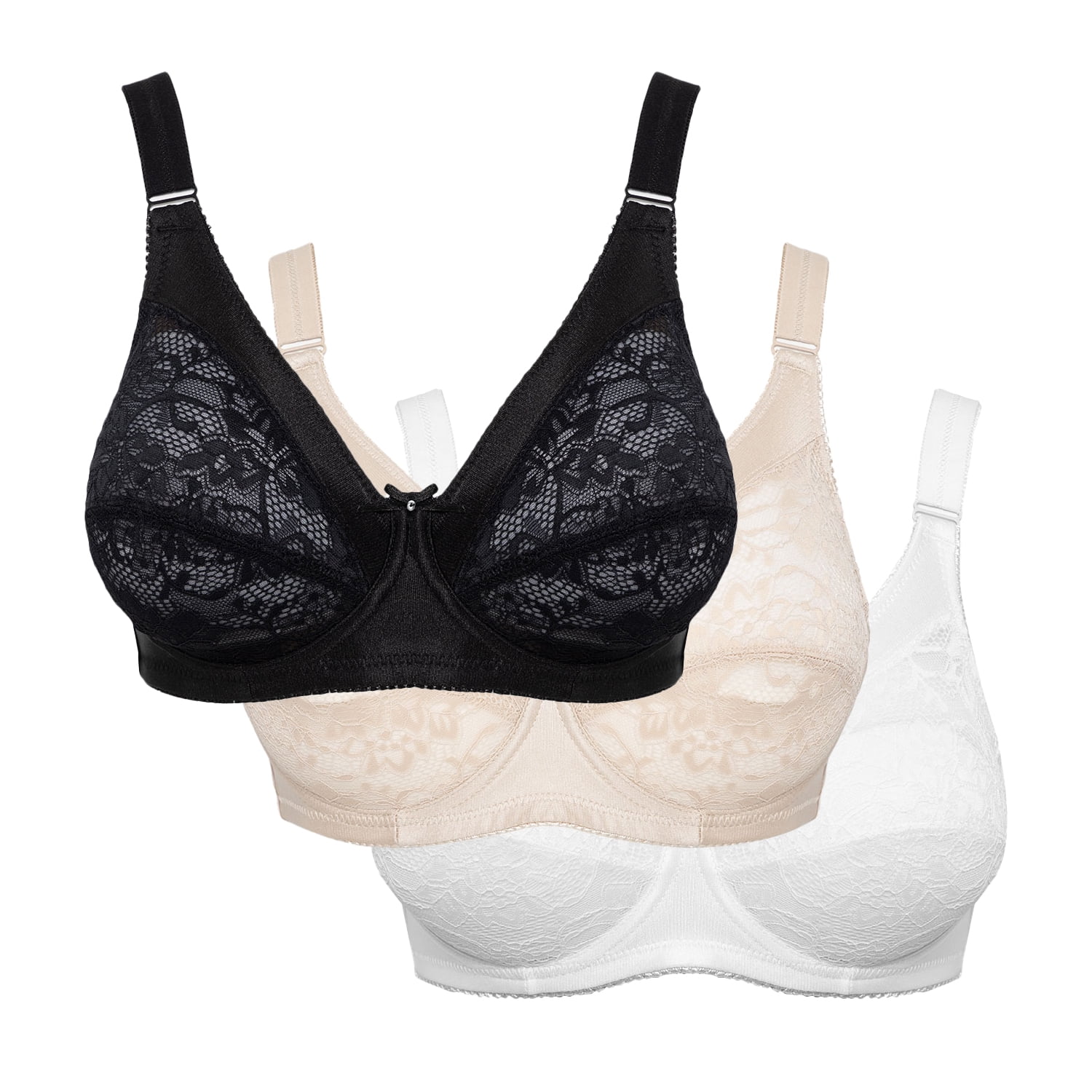 Pack 3x Sosten Encaje P350.531m Kayser