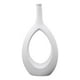 thumbnail image 1 of Florero Ceramica Botella Con Cuerda Blanco 27cm, 1 of 1