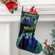thumbnail image 2 of Los Munster Tema: Calcetines de Navidad, fino lino blanco para colgar en escaleras y chimenea, decoración navideña para el hogar, regalo de Navidad.54cm×38cm, 2 of 5