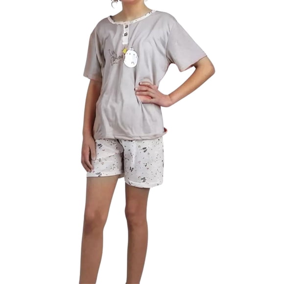 Pijama Niña Short Y Polera 390
