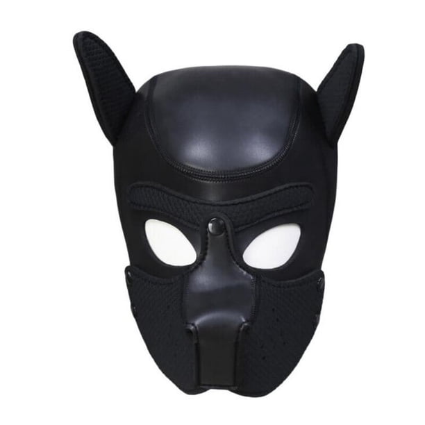 Strap Dog Tail Plug Bdsm Pet Roleplay Set Puppy Play Dog Hood Mask Party Mask Male Chest Harness Pup Neck Collar Sex Toys Kits