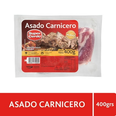 Asado Carnicero De Cerdo 400 G Super Cerdo