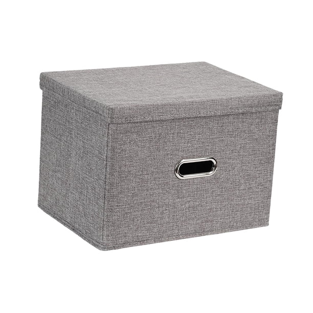 Cestas de almacenamiento para el hogar, tela decorativa no tejida, cesta de almacenamiento de juguetes para habitación de niños, gruesa con cubierta y 28cmx26cmx38cm