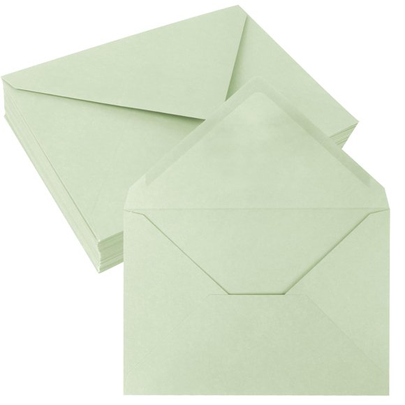 Sobres JagerGreen 4x6 cm Verde 50 unidades A4 con pegamento