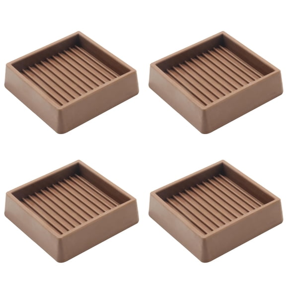 Copas para ruedas de muebles VOCOMO de goma 5 x 5 x 1,3 cm, 4 unidades