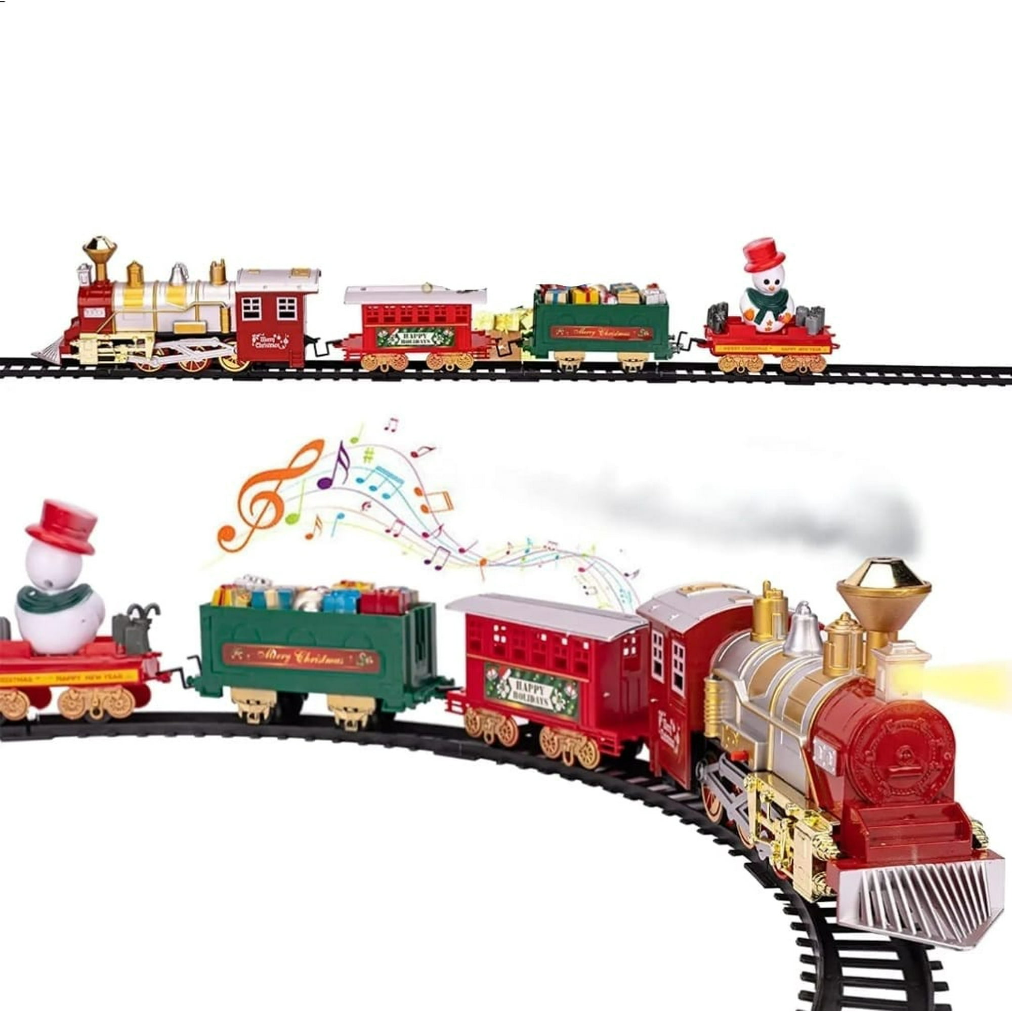 Maravillas Valdivia - Tren De Navidad 39 Piezas Con Luz, Sonido Y Vapor