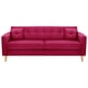 thumbnail image 1 of Sofa New Retro 3CG Felpa 05 Burdeo, 1 of 6