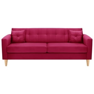 Bodevir - Sofa New Retro 3Cg Felpa 05 Burdeo