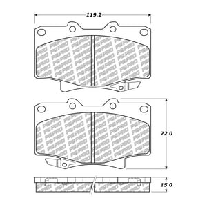 Pastillas Freno Para Auto Pqpro 500.05020