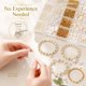 thumbnail image 4 of Kit de cuentas RACIOCK 1000 piezas 4/6 mm Perla blanca y oro DIY, 4 of 8