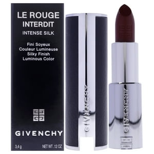 Givenchy - Lápiz Labial De Seda Intenso Le Rouge Interdit - 334 Granat Volontaire De Para Mujeres - Lápiz Labial De 0,12 Oz (Recargable)
