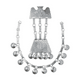 thumbnail image 1 of Accesorio Trapelakucha Trarilonco Mapuche Metalico, 1 of 4