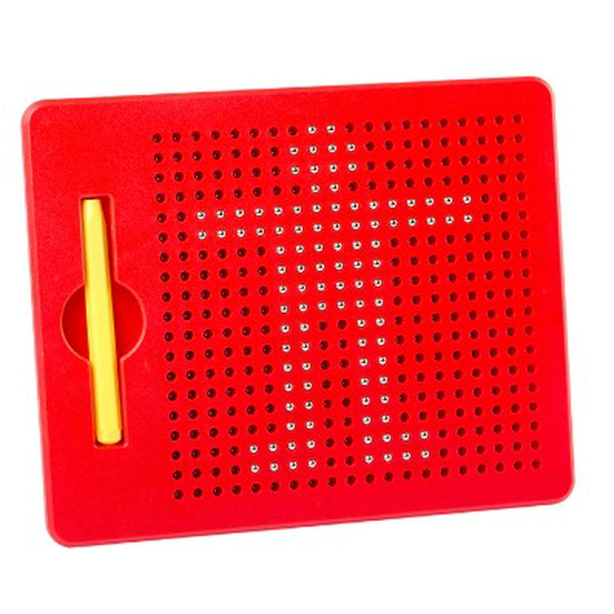 Braintoys - Juego Imapad Mini Tablero Magnético Rojo