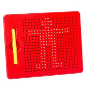 Braintoys - Juego Imapad Mini Tablero Magnético Rojo
