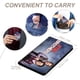 thumbnail image 4 of Hermanastros Porta Pasaporte y Cartera de Viaje Premium de Cuero PU, Funda de Pasaporte Bloqueo RFID con Ranuras para Tarjetas de Crédito, Estuche para Libro de Pasaporte para Familia 10cm × 15cm, 4 of 6