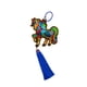 thumbnail image 4 of Adorno De Caballo De A?o Nuevo Chino, Decoración Del Festival De Primavera Para Oficina, Sala De Estar, Borlas, Bordado De Café, 4 of 5