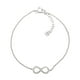 thumbnail image 2 of Pulsera De Plata Infinito Liso, 2 of 4