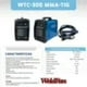 thumbnail image 2 of Maquina De Soldar Wtc-300 Mma 380v 300a Panel Digital, 2 of 2