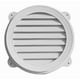 thumbnail image 1 of Celosía Pvc Circular Frontón Exterior 18  Blanca Dvp, 1 of 3