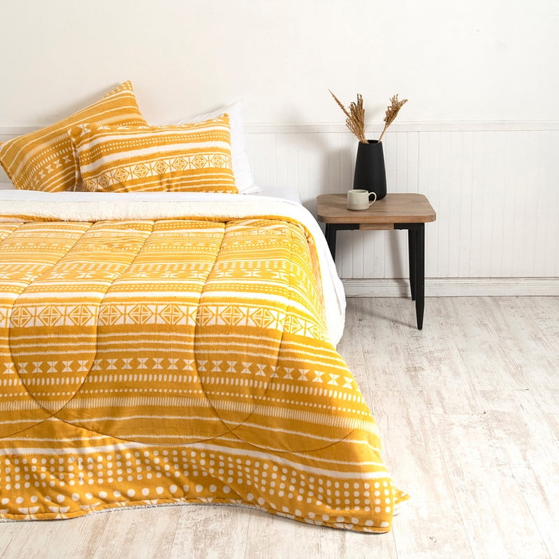 Mashini - Plumon Coral Print Sherpa 2 P Adis