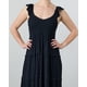 thumbnail image 3 of Vestido largo Smock Crep Negro Polemic, 3 of 3
