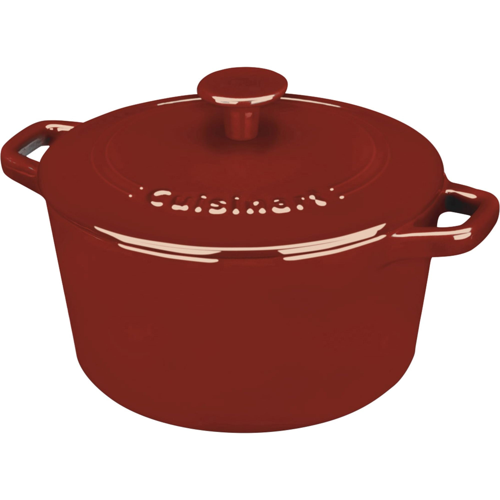 Cazuela Cuisinart Chef's Classic Hierro Fundido Esmaltado 3 Litros Roja