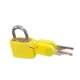 thumbnail image 5 of Candado Pequeño Con Dos Llaves Para Equipaje Maleta Bolsa Amarillo, 5 of 5