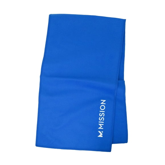 Toalla MISSION On-The-Go Refrescante Azul UPF 50 Ligera