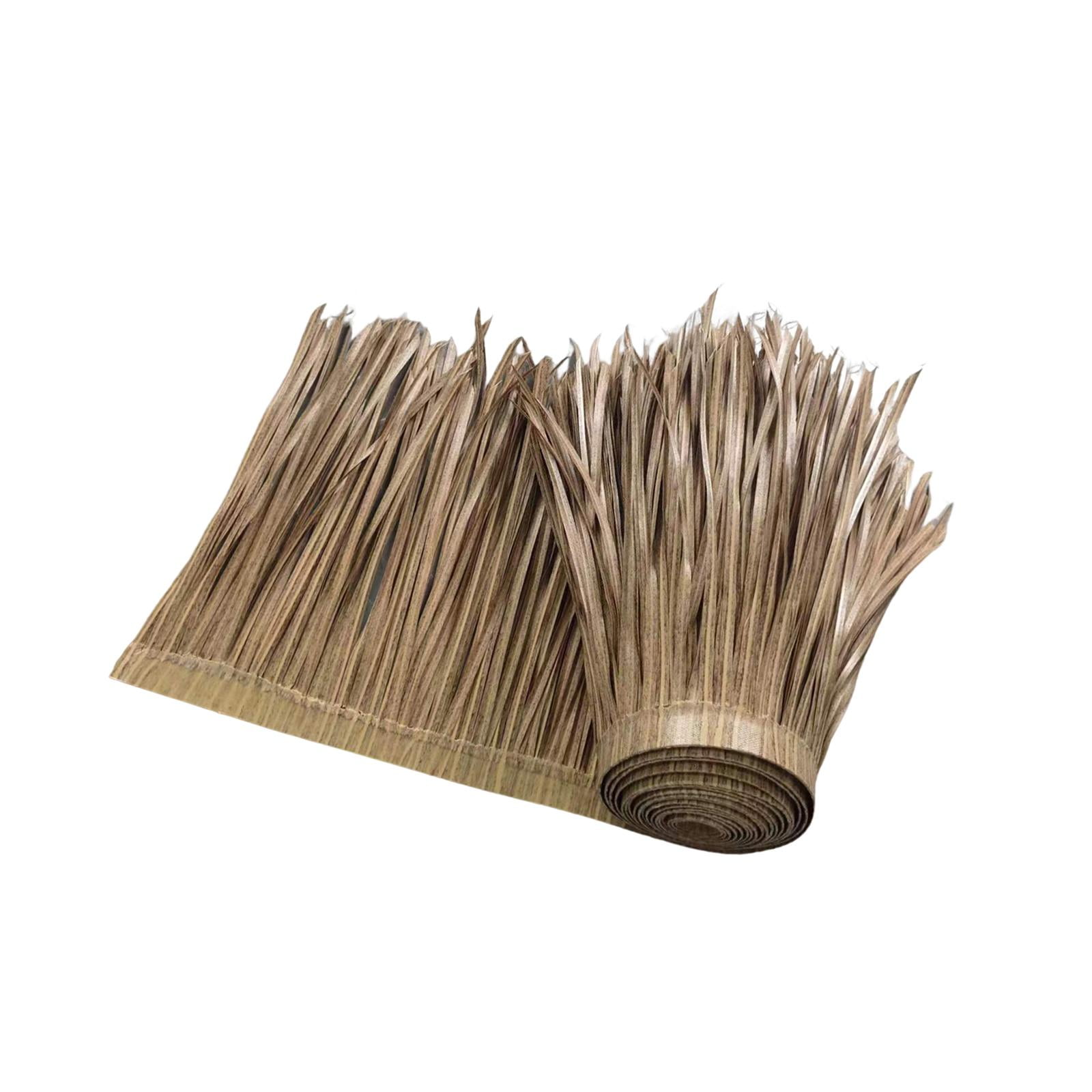 Magideal - Rollo De Paja De Palma Techo De Paja Diy Techo De Paja, 20 "h X 39" L Césped Rodapié Techo Decorar Panel De Techo De Paja Para Cerca Barra De Techo De