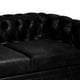 thumbnail image 4 of Sofa Florencia 2 Cuerpos Cuero Colorado Negro, 4 of 5