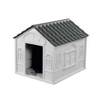 Casa Para Perro Grande Cool Pets 98X84X82Cm Techo Gris