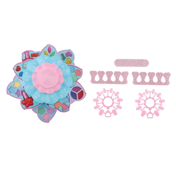Princess Girls Makeup Play Set Box Tocador Cosmético Para Ni?os De Tres Capas
