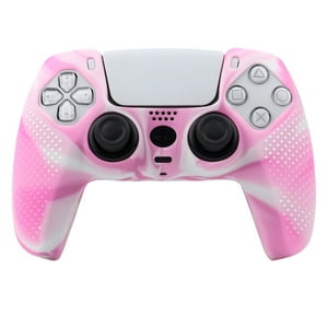 Genérico - Funda Protectora De Silicona Antideslizante Para Joystick Compatible Con El Mando De Playstation 5 - Funda De Agarre Duradera Para Gamepad Accesorios-Rosa