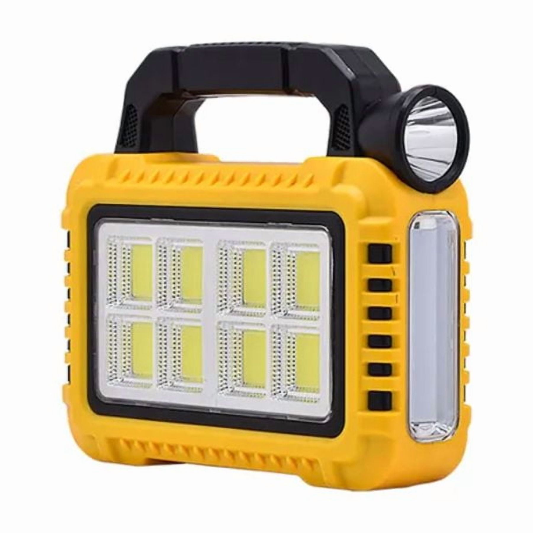 Aventura Store - Linterna Recargable Con Panel Solar Portátil 50w Amarilla