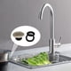 thumbnail image 4 of Cubierta para orificio de grifo de fregadero de cocina de acero inoxidable, 2 piezas, ZYYC, 4 of 7