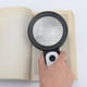 thumbnail image 3 of Lupa con luz, lupa de mano grande de 30 aumentos, 18 LED, luz fría y cálida con 3 modos, lupa iluminada para personas mayores que leen, inspeccionan, observan monedas, joyas y exploran., 3 of 7