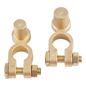 Ioensy - Juego De Terminales De Batería Positivos Y Negativos De Latón Para Vehículos De Remolque Rv