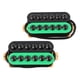 thumbnail image 5 of 2 Pastillas De Guitarra Eléctrica, Repuesto De Piezas De Guitarra Duraderas Para Bajo, Verde, 5 of 5