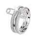 thumbnail image 1 of Anillo creativo de tres colores, anillo desmontable, personalidad femenina, microincrustaciones, anillo de pin de circonita AAA, 1 of 5