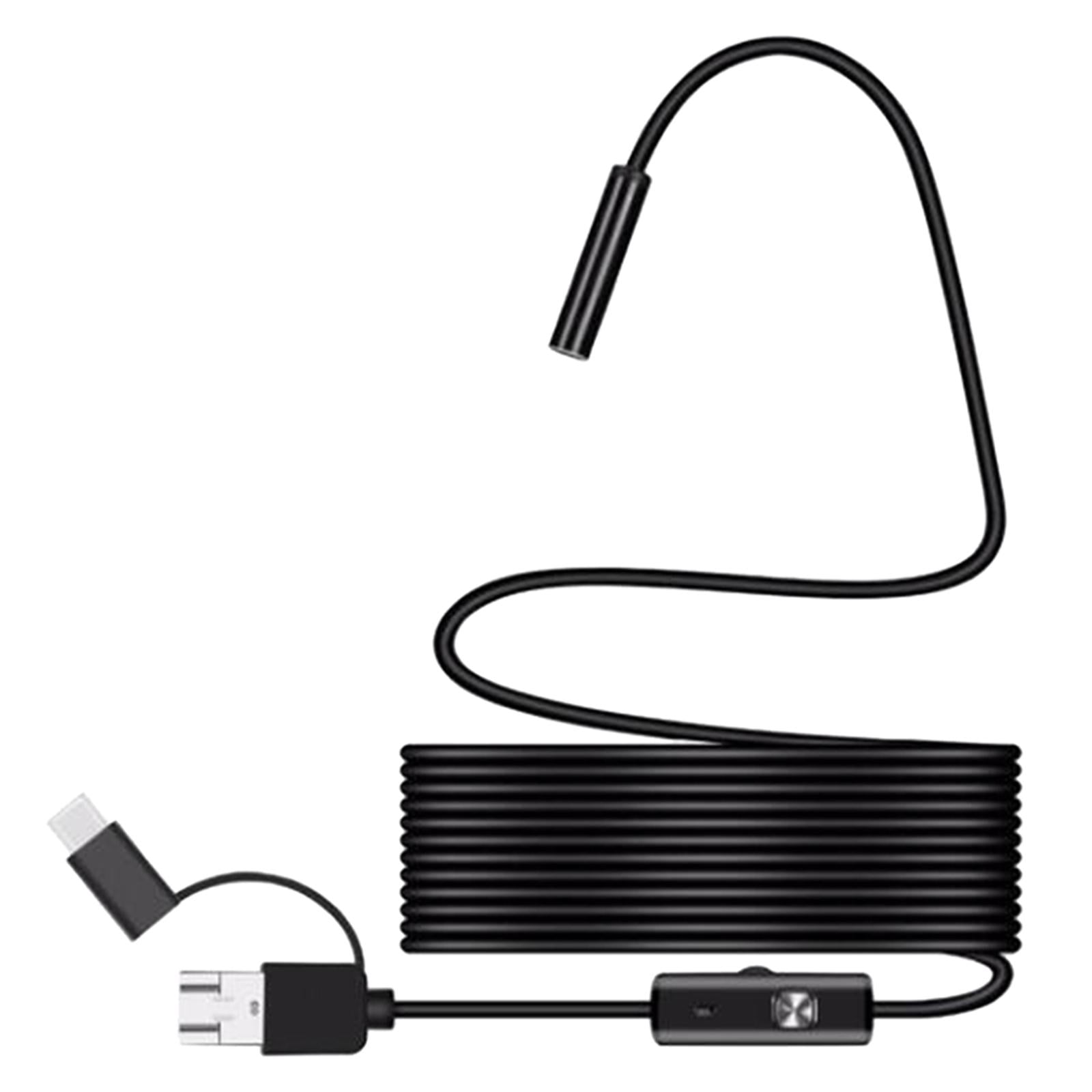 Magideal - Cámara Endoscópica Flexible De 8mm, 6 Led, Cámara De Alcantarillado Ajustable, Reparación De Tuberías Endoscópicas Para Automóviles, Portátiles, , 3,5 M 35 M