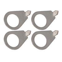 Bothyi - 4 Uds. Placa De Puntero De Perilla De Guitarra Apertura Estándar Para Piezas De Repuesto Lp