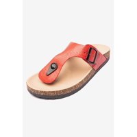 Sandalia Mujer Rojo Razo Chinitown